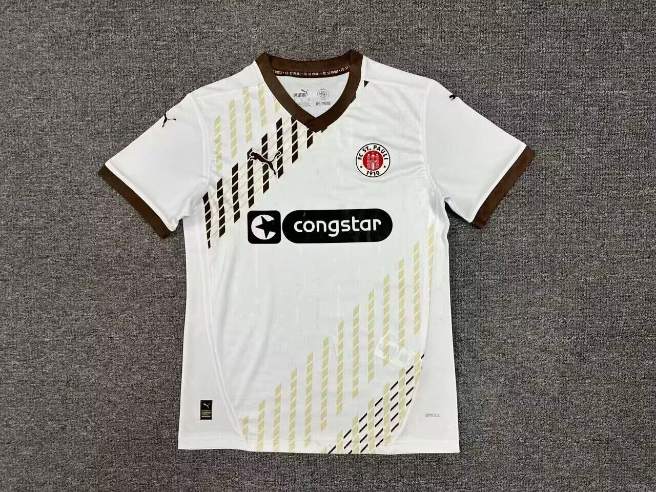 AAA Quality St. Pauli 24/25 Away White Soccer Jersey